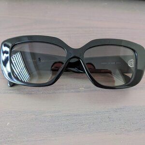 NEW Celine Triomphe 55MM Rectangular Sunglasses - Black
